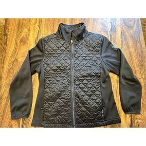 Albert Kerbl Covalliero UK Thin Quilted Full Zip Jacket Women's XL Black